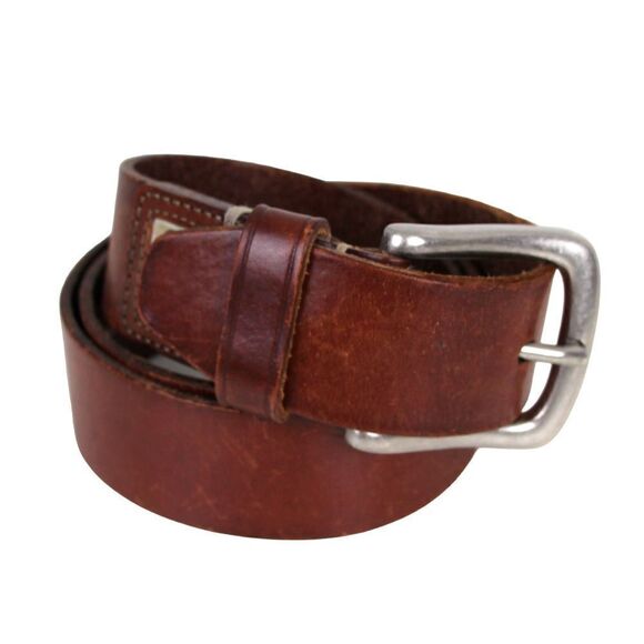 Fossil BROWN GENUINE LEATHER 1.5"Wd CASUAL DRESS MEN'S BELT Sz 34/85 (F79 - Picture 2 of 12